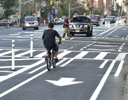 One Brooklyn cyclist got three tickets for riding his bike on the sidewalk